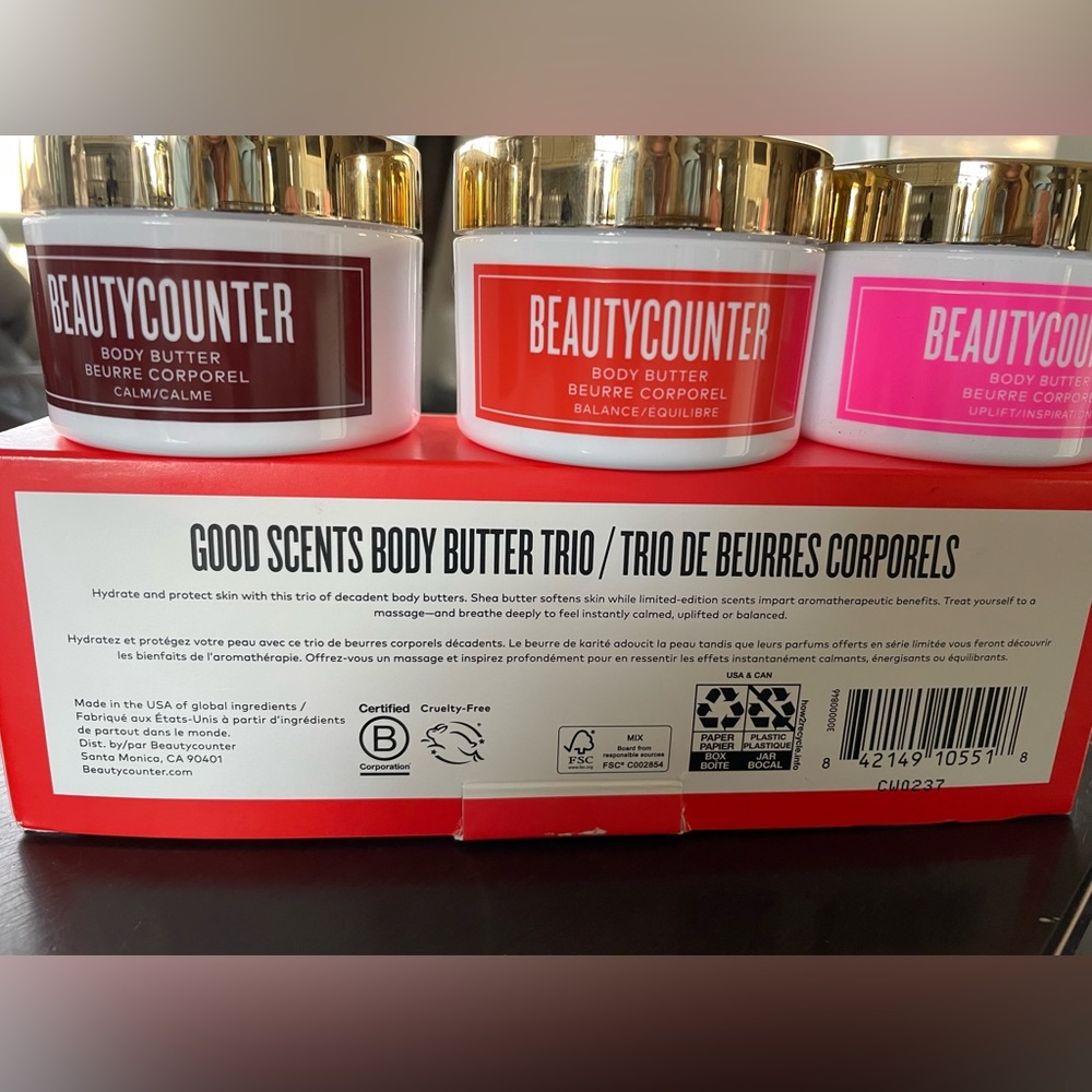 Beautycounter Good Scents Body Butter Trio
